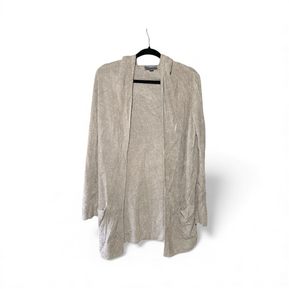 Barefoot Dreams CozyChic Ultra Lite Hooded Ribbed Cardigan Size S